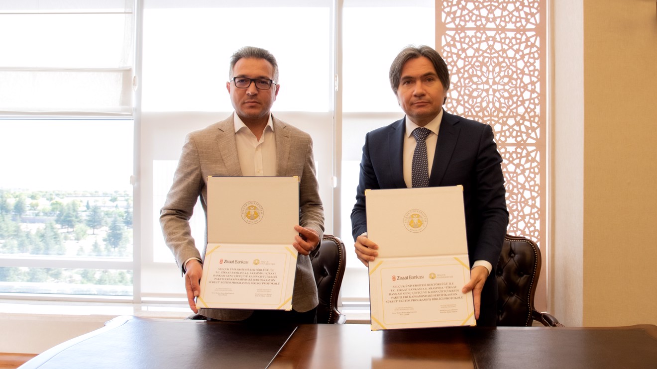 Selçuk Üniversitesi ve Ziraat Bankasından üretime katkı sağlayacak iş birliği